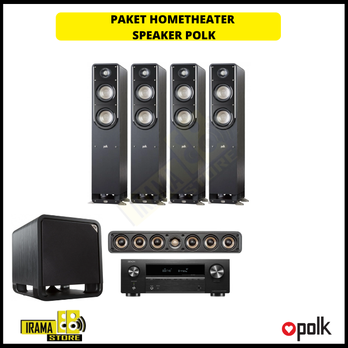 Paket Home Theater Speaker Polk S50 5.1